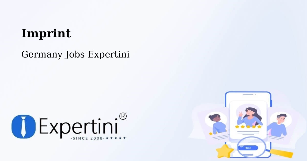 Imprint – Herdecke - Germany Jobs Expertini